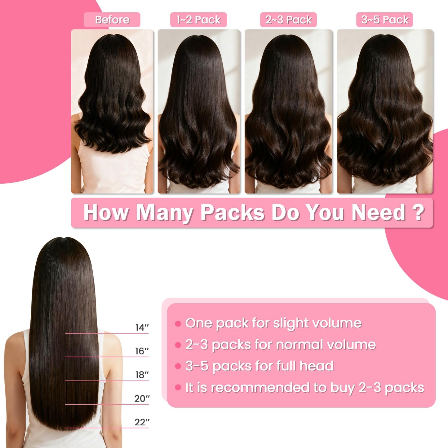 Aison Red Tape in Hair Extensions Human Hair 16 Inch 30G 100% Remy Human Hair Extensions Silky Straight for Women 20 Pcs/Package