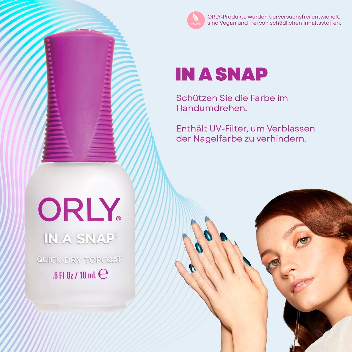 Orly Sec'n Dry Nail Dryer - Fast-Drying Formula, 0.6 oz (Pack of 2)