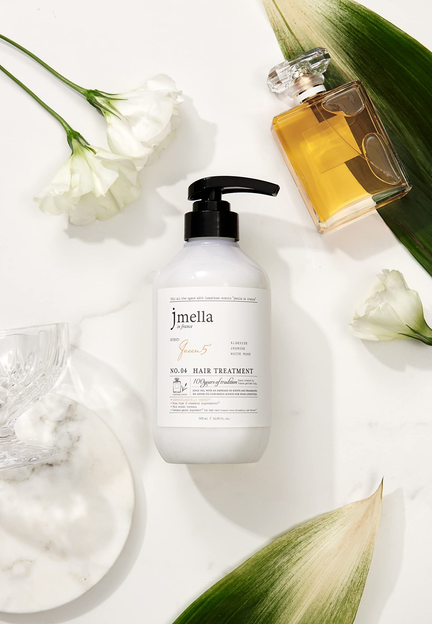 jmella IN Queen5 Shampoo Conditioner bundle with luxury frangrance- Chemical free-Made by French Perfumer