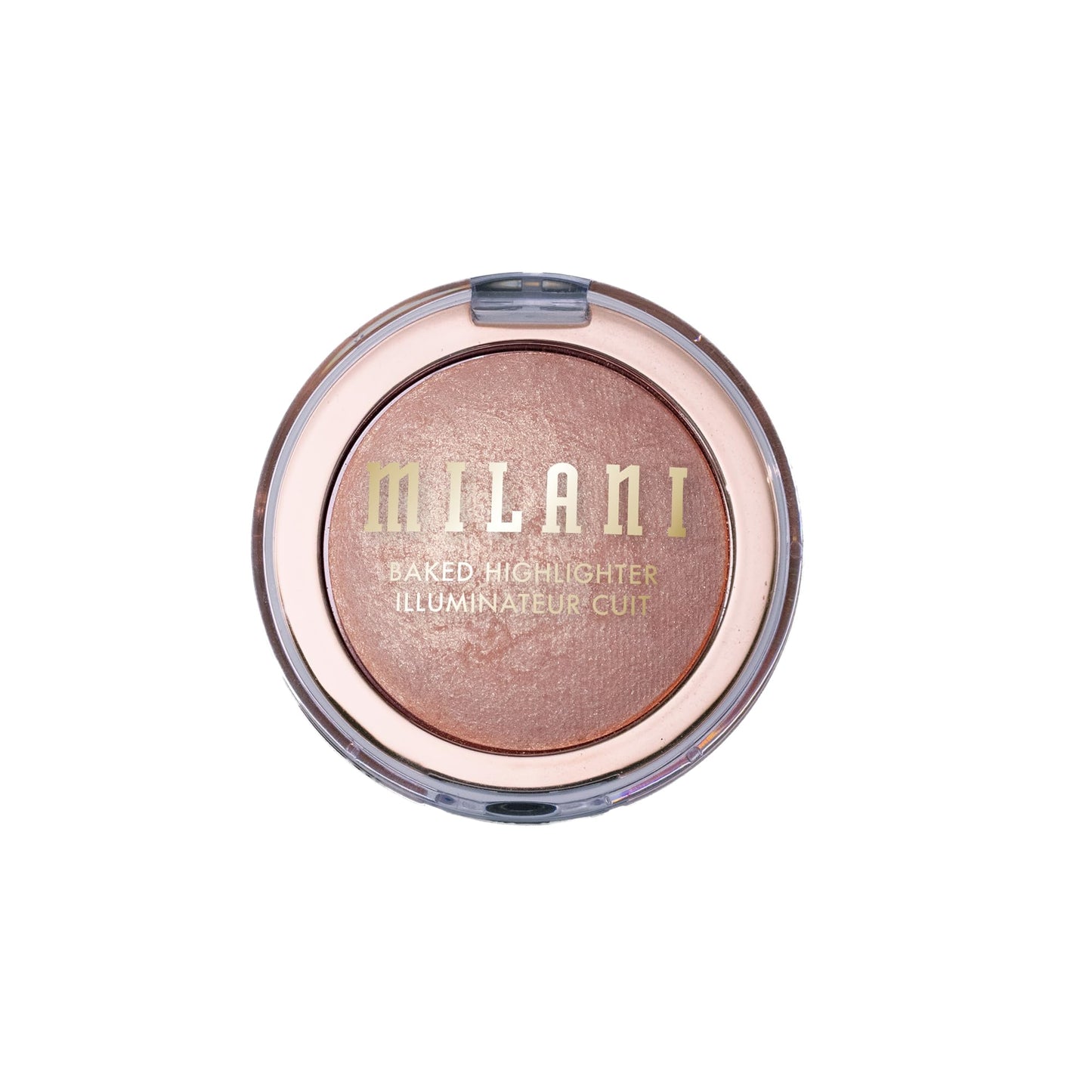 Milani Baked Highlighter - Long-Lasting Powder for Natural Radiant Glow- Buildable & Blendable Face Makeup with Lit-From-Within Finish- Vegan, Cruelty-Free & Talc-Free, Made in Italy, Rosa Italiana