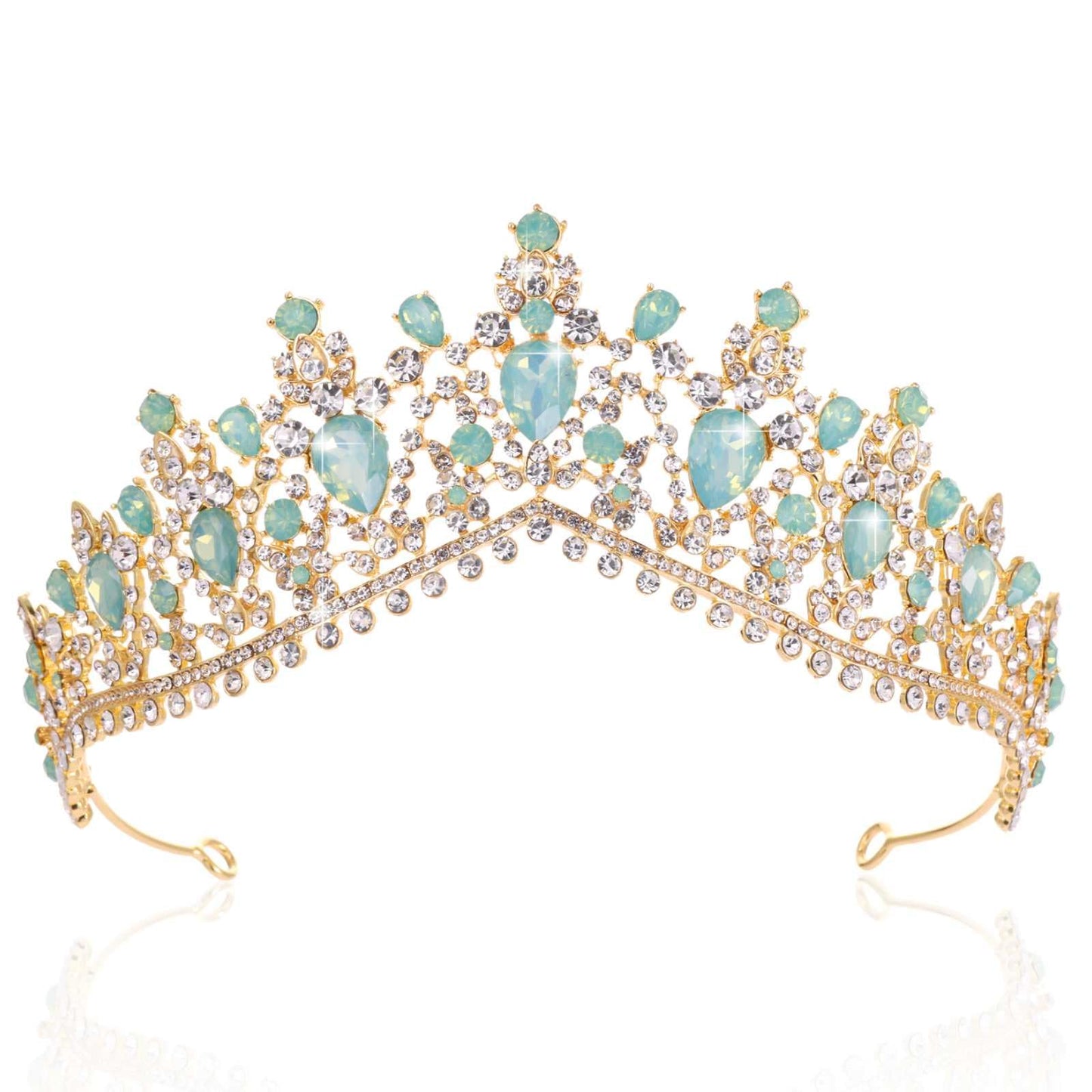 Kamirola - Queen Crown and Tiara Princess Crown for Women and Girls Crystal Headbands for Bridal, Wedding Gothic Halloween Costumes for Women Prom Christmas Halloween Birthday Prom Pageant