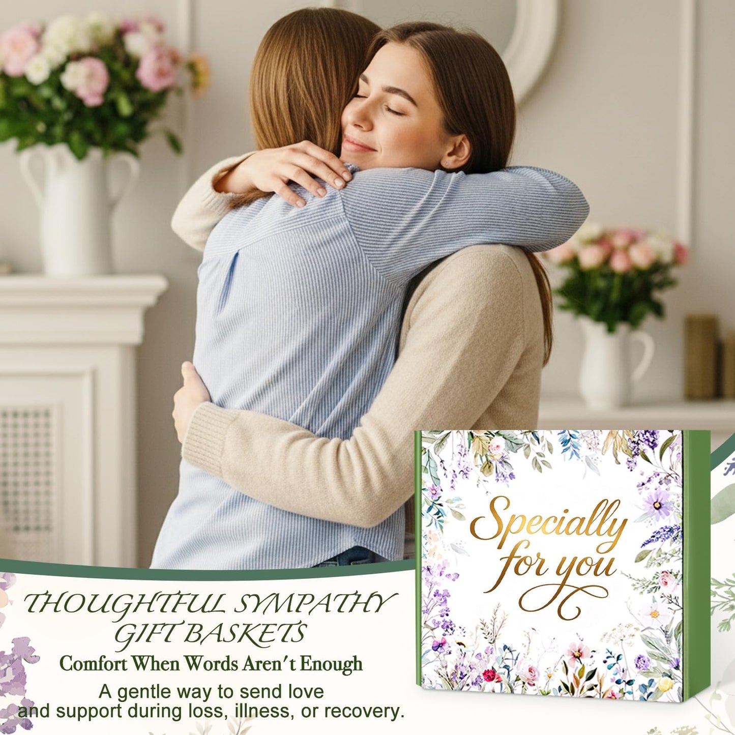 Self Care Gifts for Women Birthday Gifts for Her, Gift Basket Get Well Soon Gift, Thinking of You Gift Set Care Package Spa Gift for Women, Graduation Gift for Her Gift Box for Adults Mom Sister