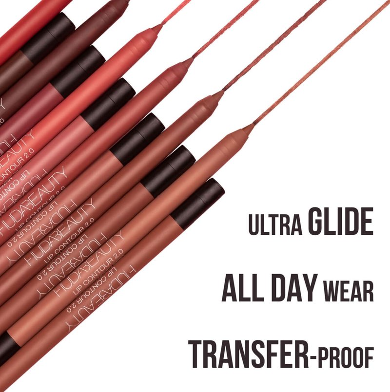 HUDA BEAUTY Lip Contour 2.0 Automatic Matte Lip Pencil Pinky Brown
