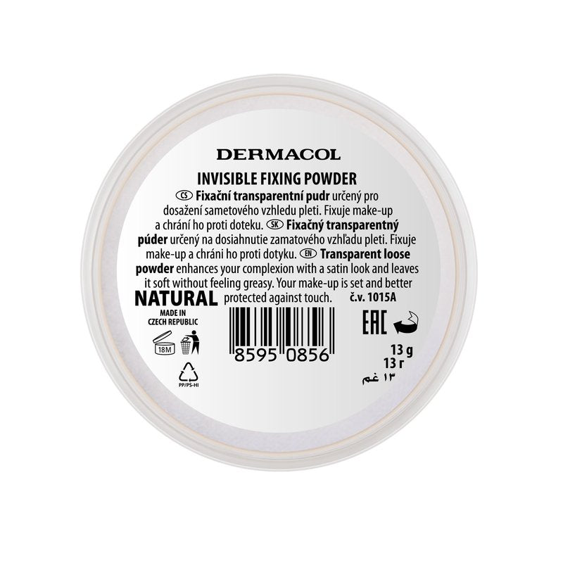 Dermacol Invisible Fixing Powder Color Natural