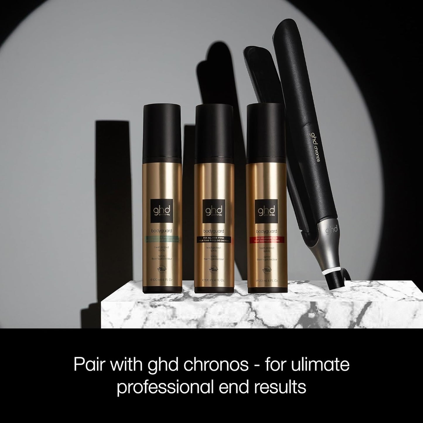 GHD Bodyguard Heat Protectant - Lightweight Hair Spray for Healthier Hair | 4.2 oz