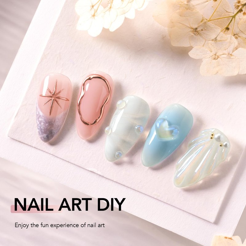 3D Nail Gel - Clear Sculpting Gel for Nail Art, Carving & Molding | 2 Pcs Set