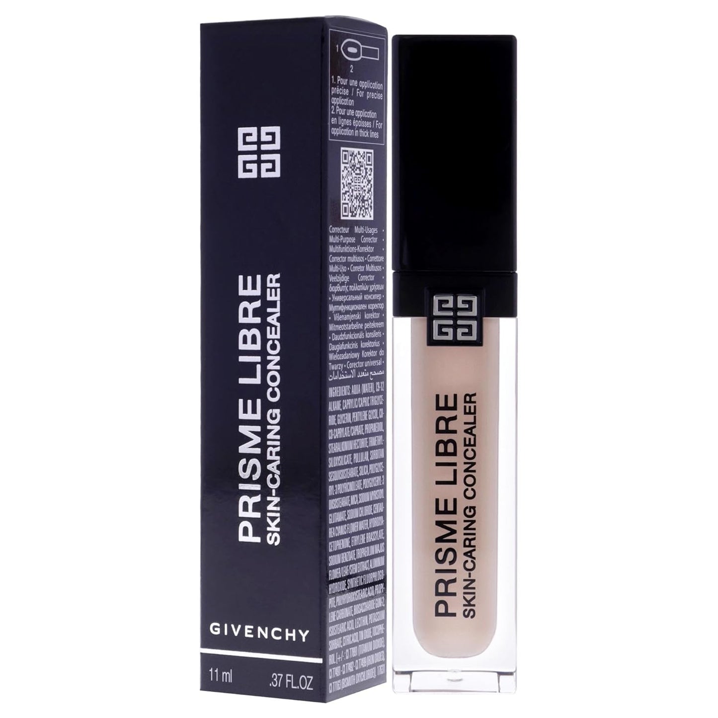 Givenchy Prisme Libre Skin-Caring Concealer - N250 | Hydrating Formula, 0.37 oz