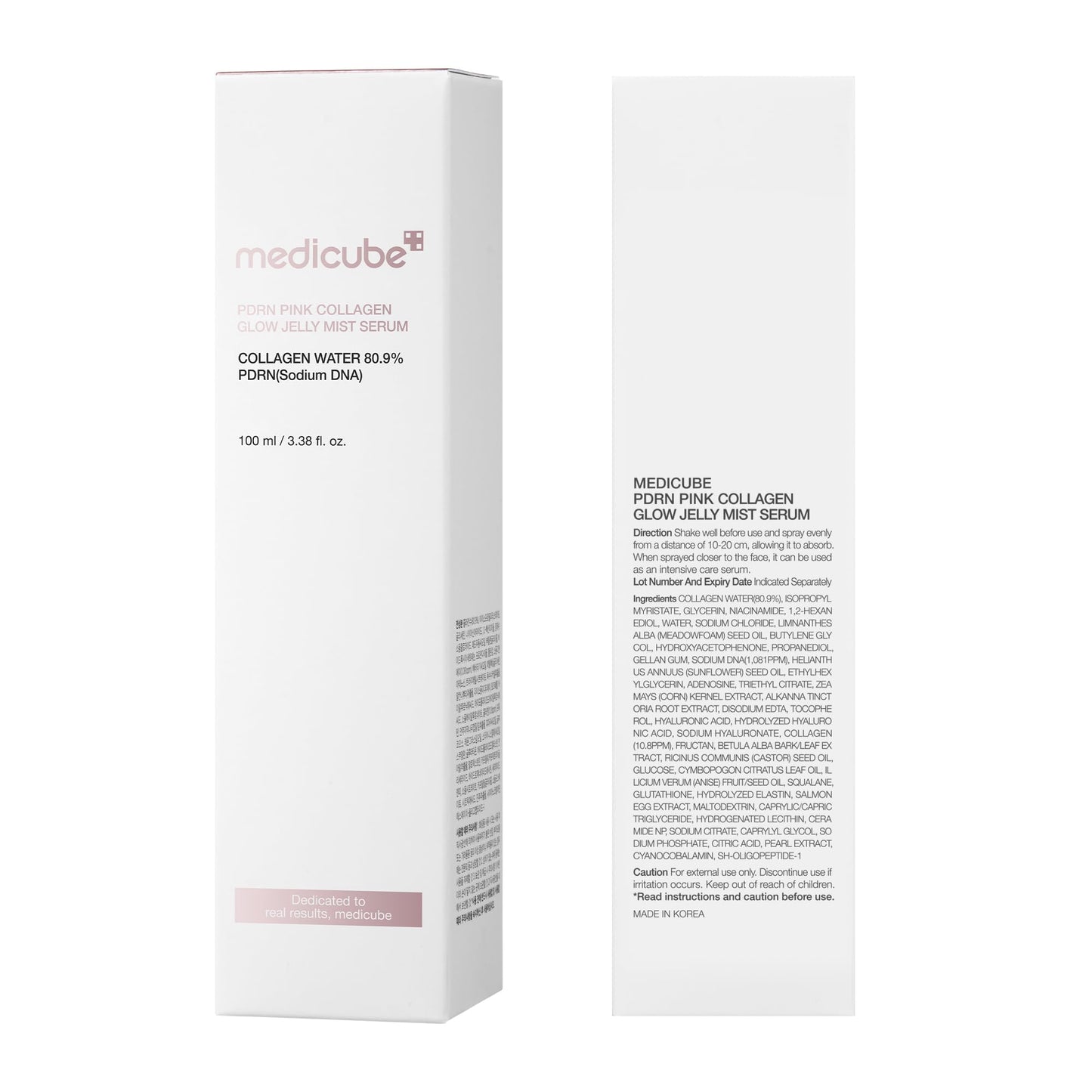 medicube Jelly Mist Serum with Pink PDRN Collagen, 3.38 fl.oz
