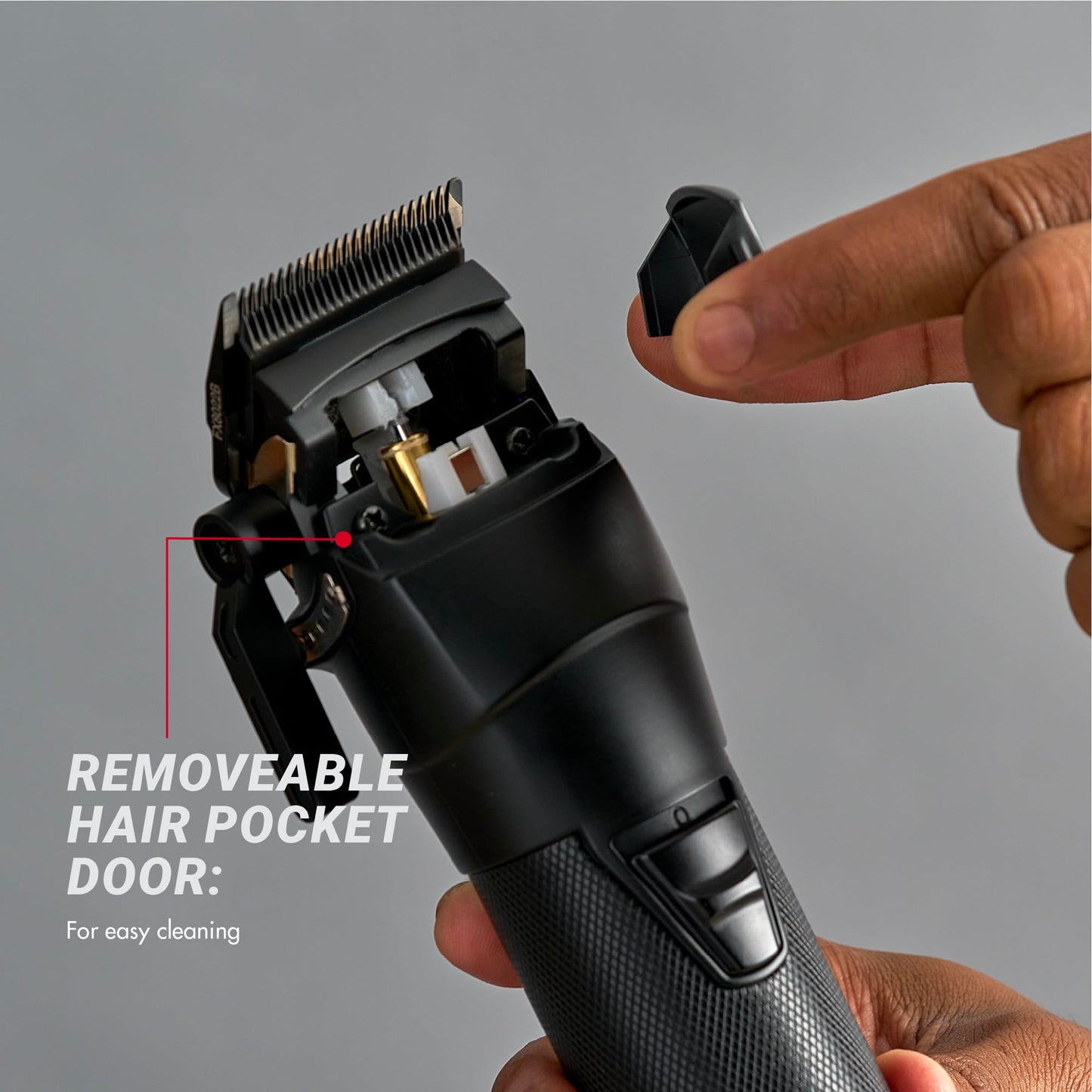 BaBylissPRO FXONE Professional Cordless Clipper in Black - Beard Trimmer for Men, Professional Stylist & Barber Clippers, USB-C Cordless Hair Clippers for Men