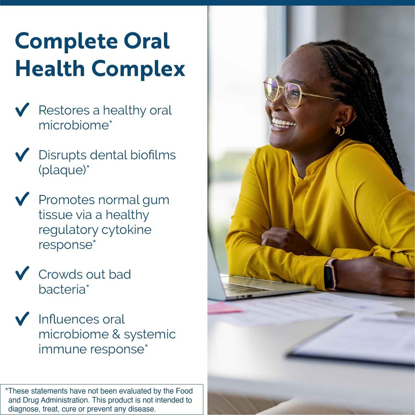 Researched Nutritionals OraMax - Oral Health Complex to Fight Bad Breath and Support Health Teeth & Gums - Oral Probiotics, Enzymes, Nutrients & Herbs (60 Dissolving Tablets)