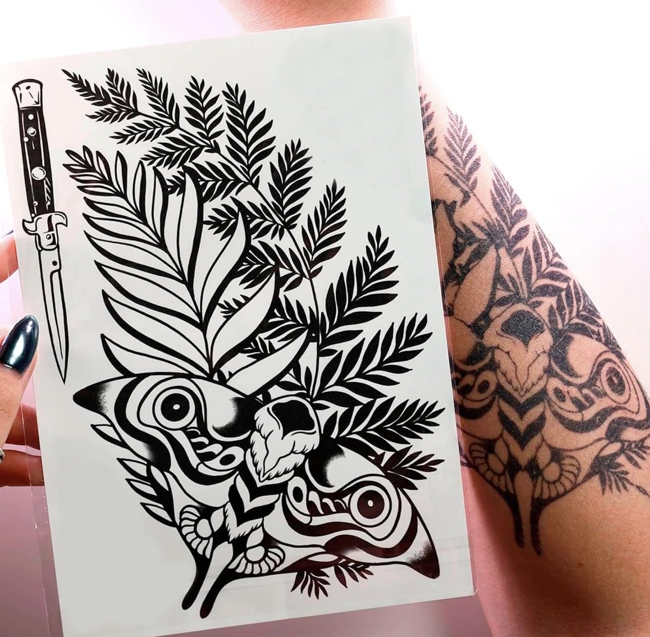 Ellie Long Lasting Tattoo | Cosplay Stickers for Body | Semi-Permanent Waterproof Fake Tattoos | Props Body Sticker Lasts 7-14 days