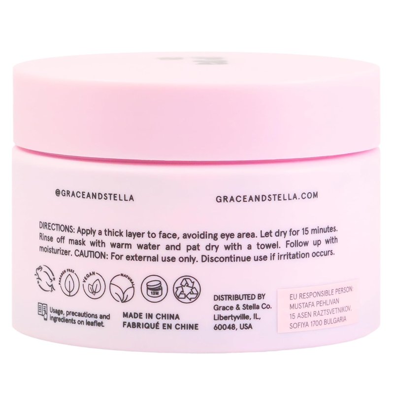 Dead Sea Mud Mask - Vegan Detox Clay Treatment for Oily Skin | 120ml - Reduces Acne, Blackheads & Blemishes