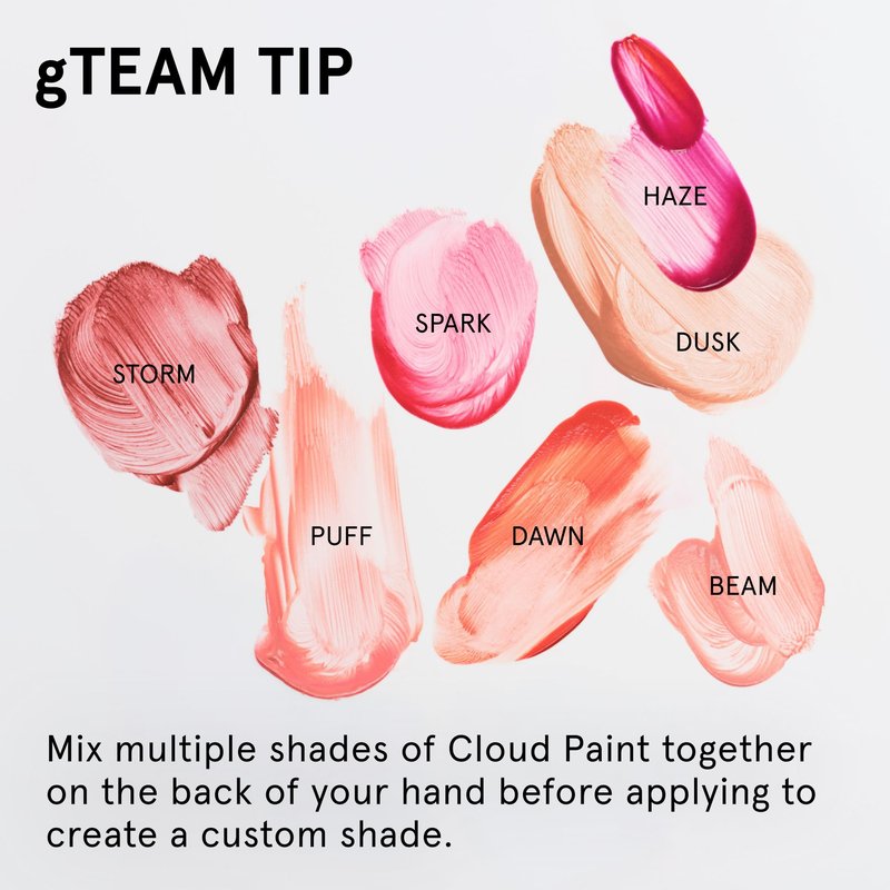 Glossier Cloud Paint, Dusk Cream Blush for Cheeks - Deep Berry Gel-Cream Tint, Sheer Buildable Blendable Layerable + Collagen & Blurring Pigments - Soft-Focus Golden-Hour Glow, Lightweight