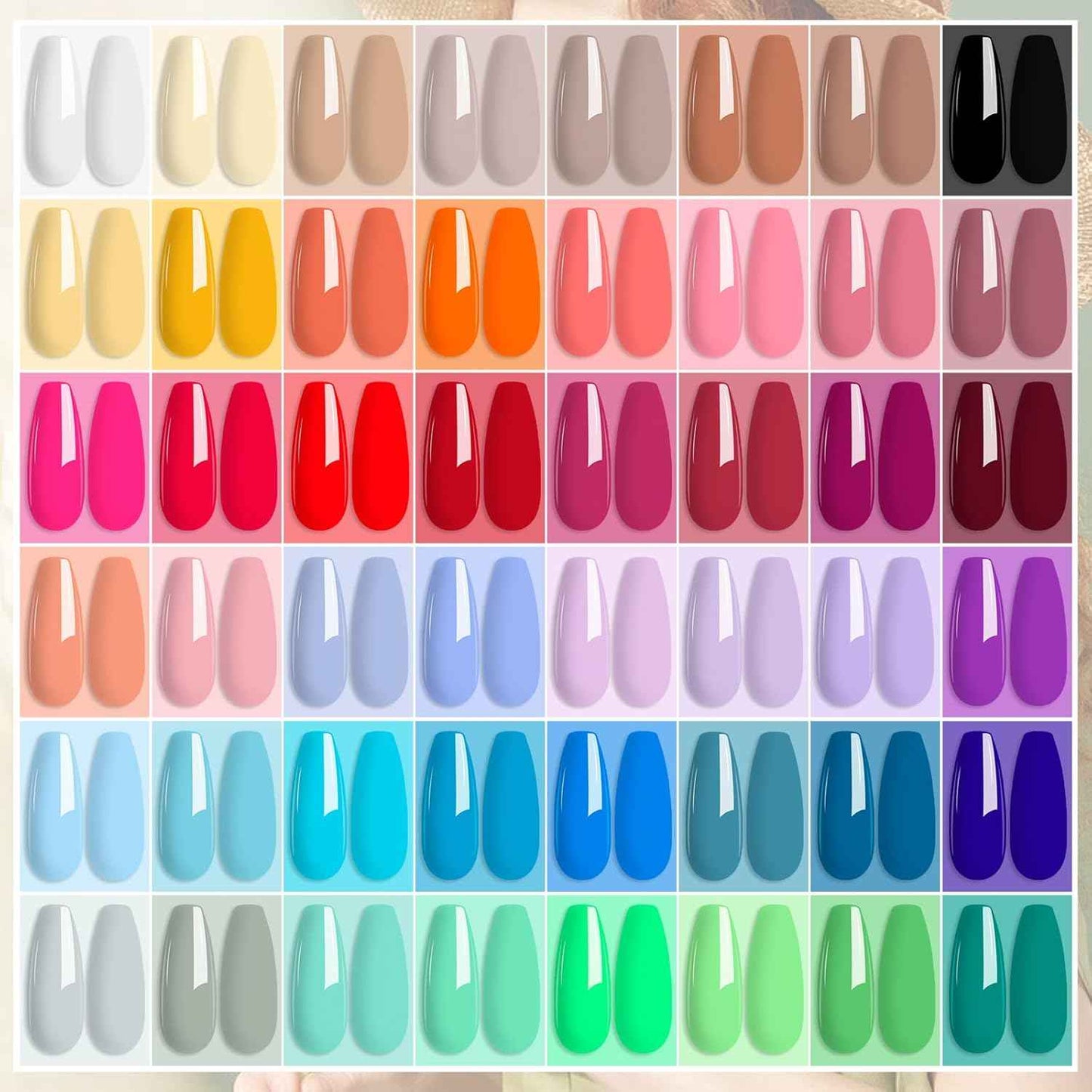 SAVILAND 12 Quick-Dry Nail Art Pens & Gel Paint Kit – 48 Colors, 15 Brushes for DIY Manicure