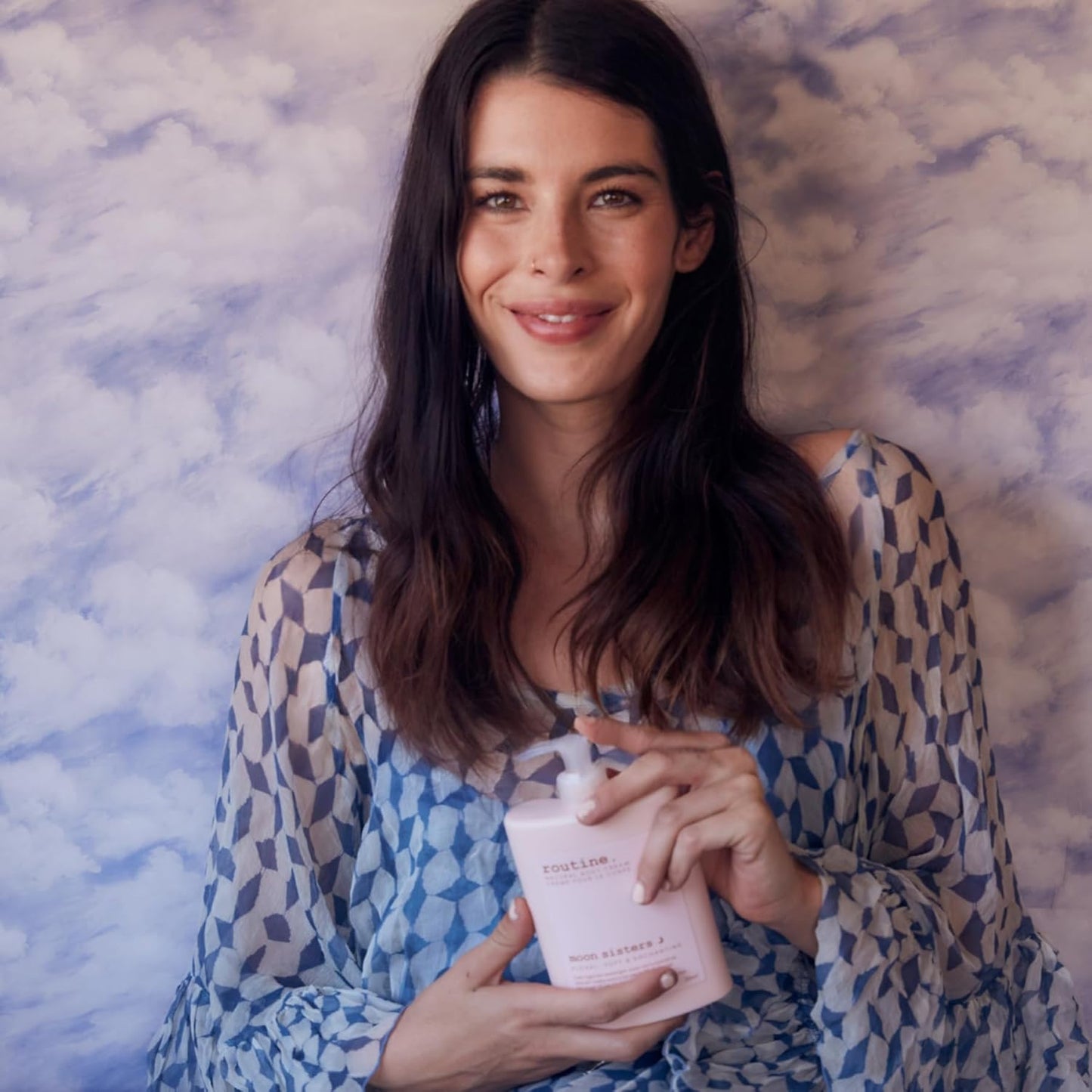 Moon Sisters Natural Body Cream - 350ml Rose, Neroli & Lavender | Vegan, Botanicals, No Synthetic Fragrance