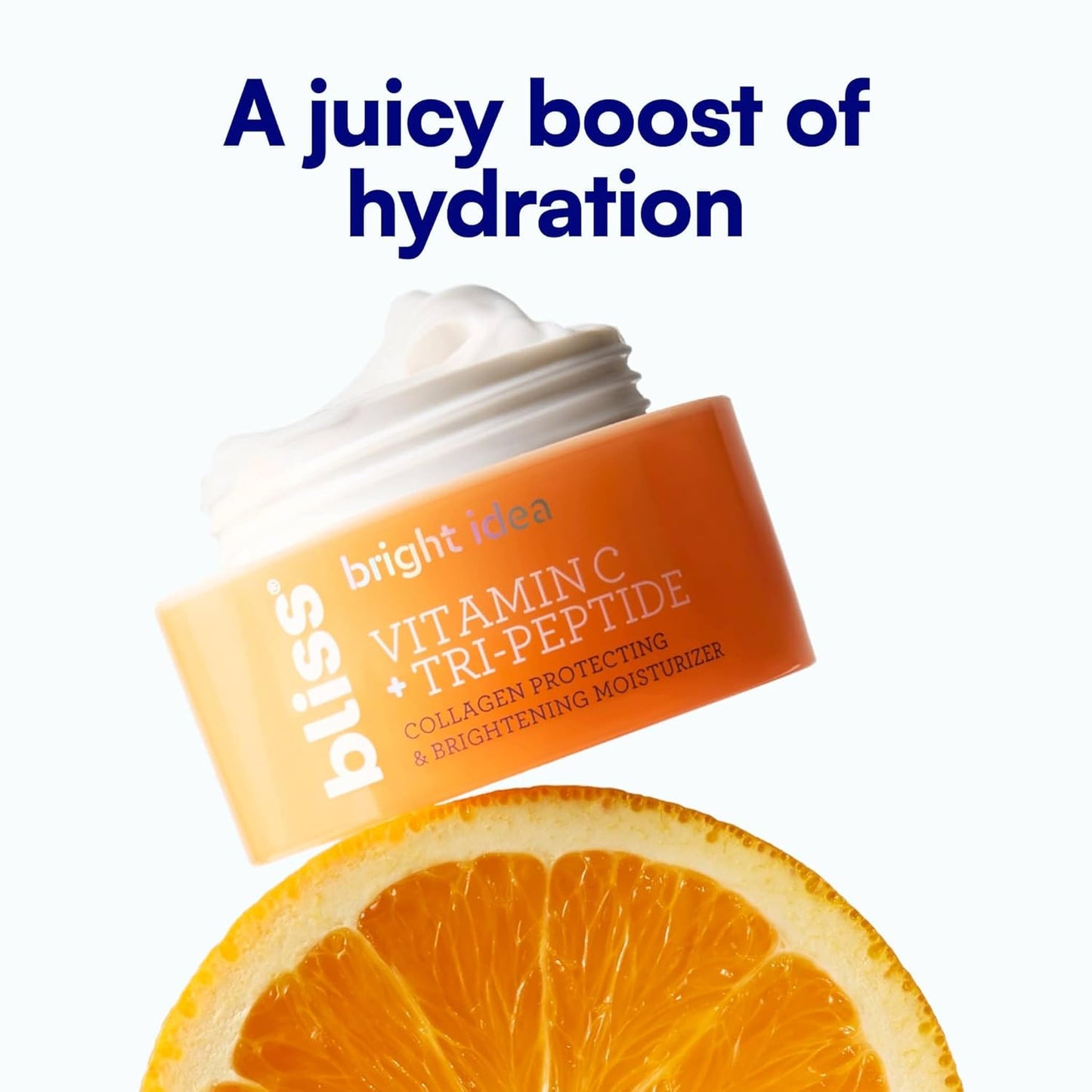 Vitamin C Tri-Peptide Brightening Moisturizer - Hydrating Anti-Aging Face Cream | Clean Vegan & Cruelty-Free 1.7 fl oz