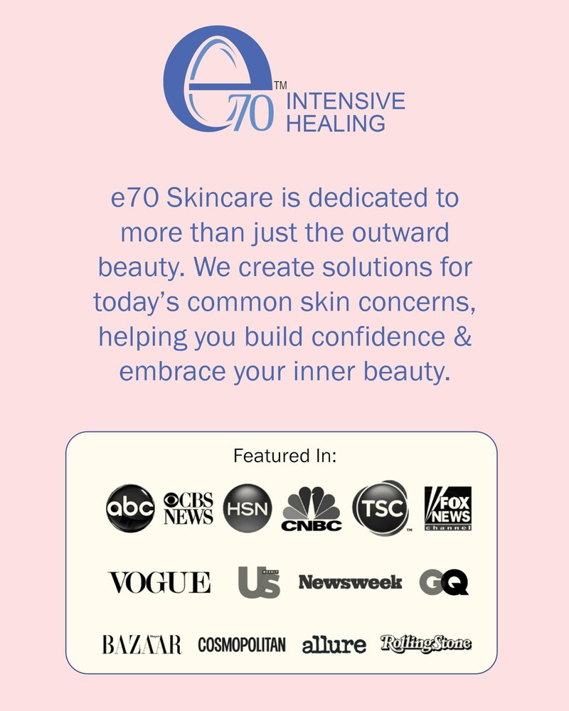 e70 Rosacea Treatment for Face Skincare Cream for Women & Men (Pack of 1) - Gentle Moisturizer Redness Reducing Skin Care - with Aloe Vera & Hyaluronic Acid - Day-Night, Made in USA (2.25 fl. oz.)