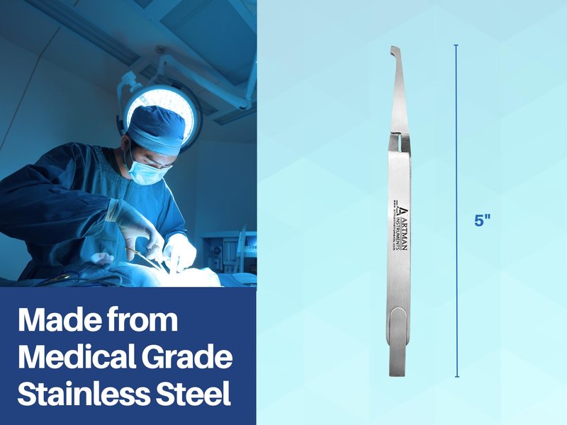 Orthodontic Bracket Placer & Holder Tweezers | Pliers Stainless Steel by Orthodontic Instruments ARTMAN Brand (10)