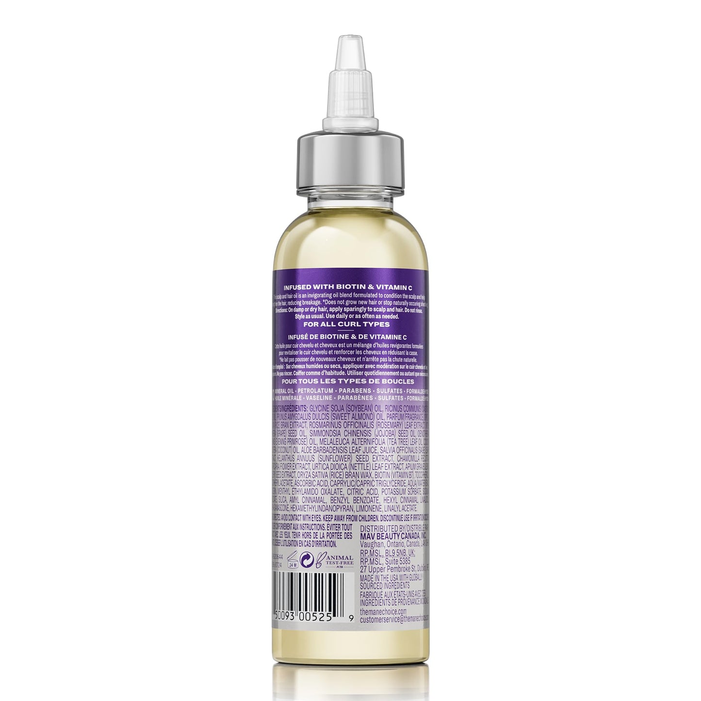 The Mane Choice Alpha Multi-Vitamin Scalp Nourishing Hair Growth Oil, Helps Stimulate, Revitalize & Soothe, Scalp Oil with Biotin, & Vitamin C, 4 oz, Pack of 2