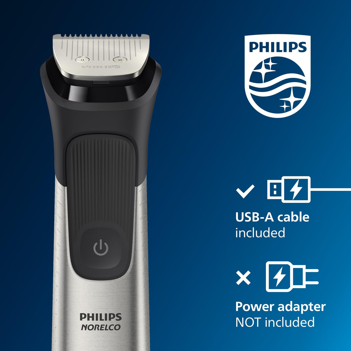 Norelco Philips Multigroom, All-in-One Trimmer, Beard Trimmer and Hair Clipper, Face, Nose, Ear and Body, Travel Kit