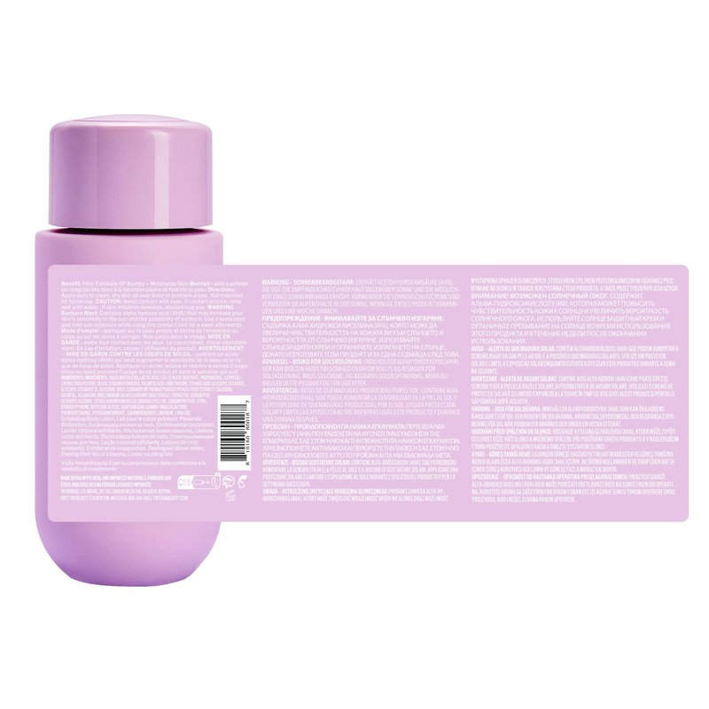 First Aid Beauty KP Smoothing + Brightening Body Lotion, 10% AHA with Lactic Acid, Urea & Colloidal Oatmeal, Exfoliate & Moisturize Keratosis Pilaris Bumps, Peach Scent, 6.7 fl oz