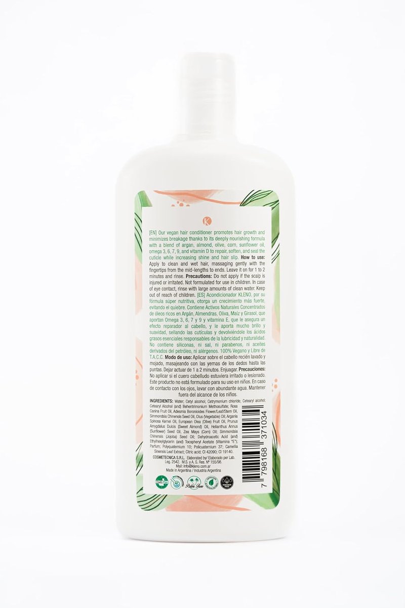 Biokleno Vegan Conditioner - Green Tea & Essential Oils Blend for Nourishment | 14.20 fl oz