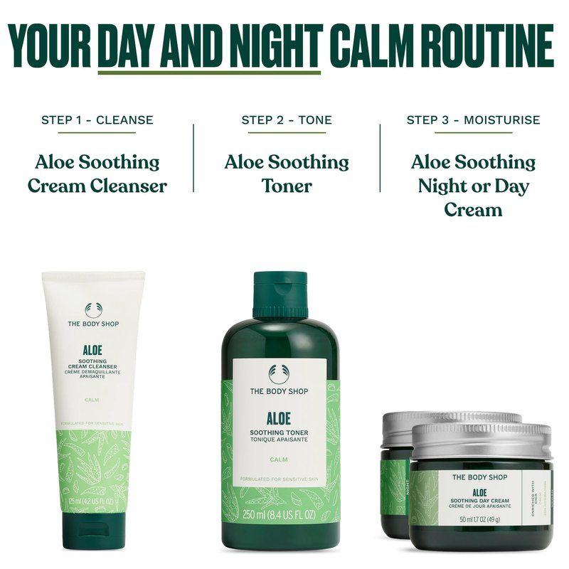 The Body Shop Aloe Vera Toner, For Sensitive Skin, Vegan, 250ml