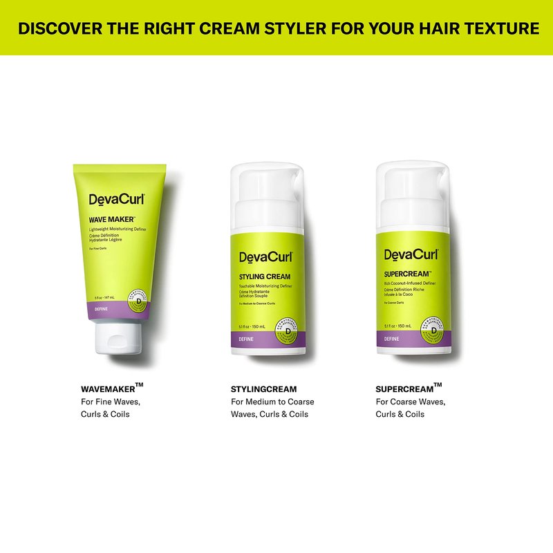 DevaCurl SuperCream Ultra-Rich Moisturizing Definer, 3 fl. Oz