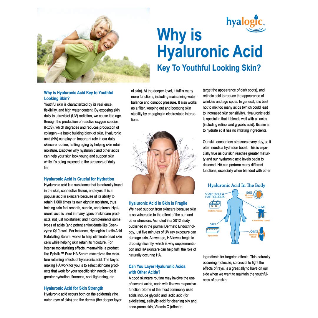 Hyalogic Retinol Serum– Skin Renewal & Wrinkle Repair Face Serum with Hyaluronic Acid & Vitamin A – For Clearer, Radiant Looking Skin (.47 fl oz.)