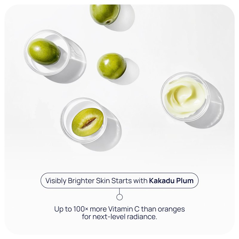 Lift & Glow Organic Eye Cream for Dark Circles and Puffiness - Anti Aging Eye Cream for Wrinkles - Reduces Dark Circles and Under Eye Bags - With Kakadu Plum, Coconut Oil, Spirulina & More - 1 Fl Oz