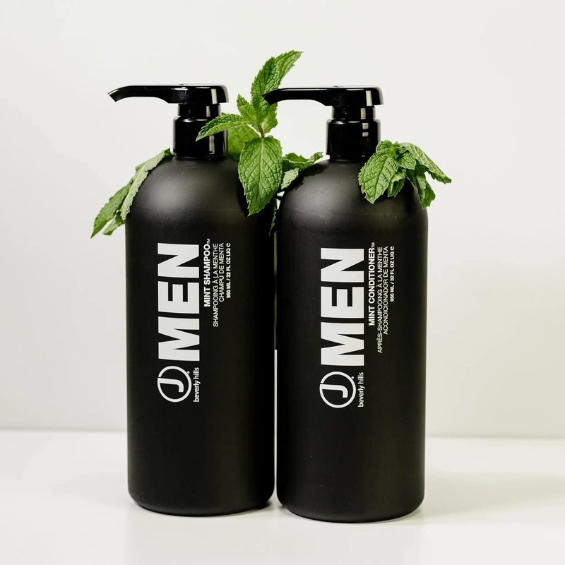 Men's Mint Shampoo - Peppermint Oil for Healthy Scalp Care | 12 Oz & 32 Oz Options