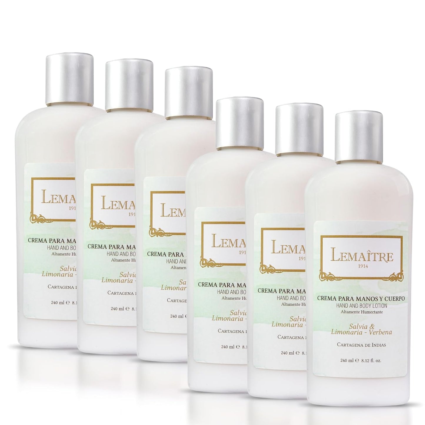 Cherry Hydrating Hand & Body Cream - Non-Greasy Moisturizer, Fast Absorbing Lotion, Travel-Friendly (Pack of 6)
