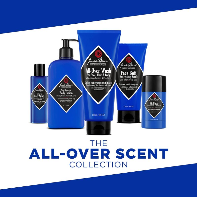 Jack Black Cool Moisture Body Lotion - Mens Lotion for Dry Skin, Mens Body Lotion, 16 Fl Oz