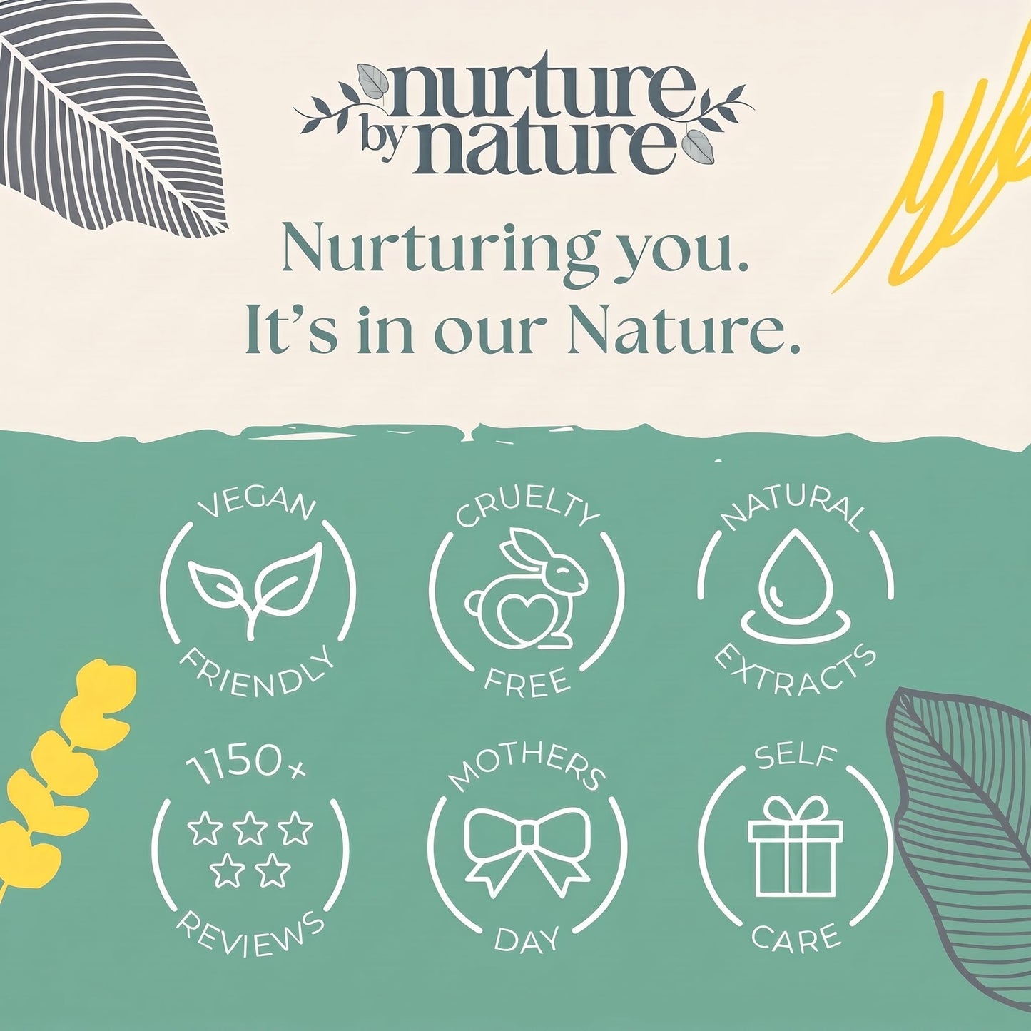 Nurture by Nature RELAX & UPLIFT Spa Kit for Women โ Birthday Gifts for Women โ 6 Piece Gift Basket with Hand Soap, Body Scrub, Hand Cream & More - Vegan Self Care Kit - Relaxation Gifts for Her