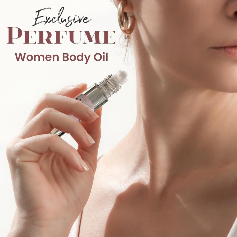 Impression of Romance Women’s Perfume Body Oil - Floral Fruity Fragrance, Long Lasting, Travel Size