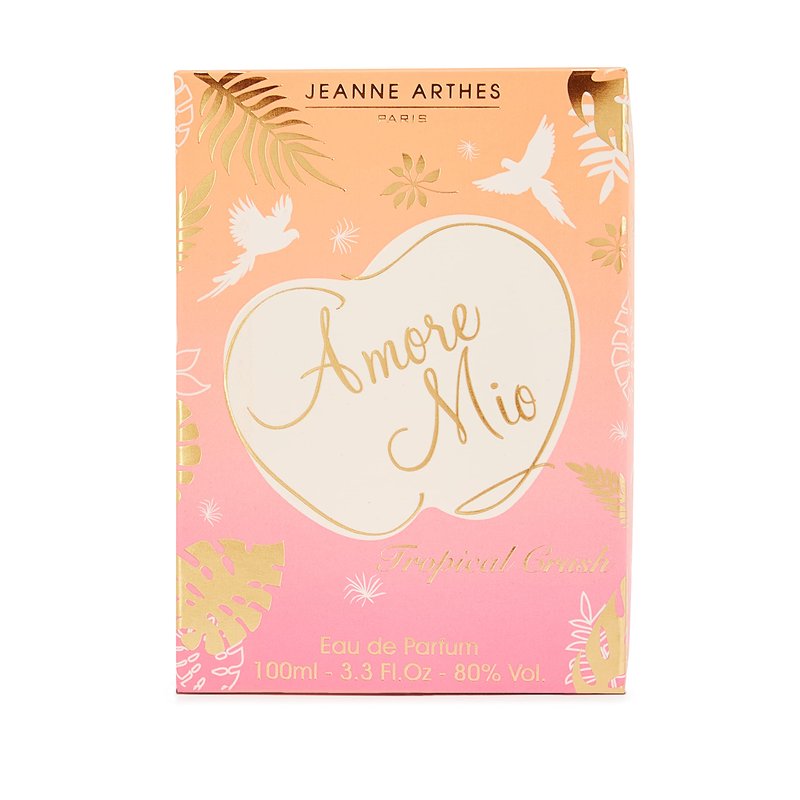 Jeanne Arthes - Amore Mio Tropical Crush Eau De Parfum - Spray Perfume for Women - Fruity Floral Scent - Notes of Cassis, Raspberry Sorbet, Mandarin - Made in France - 3.38 fl.oz