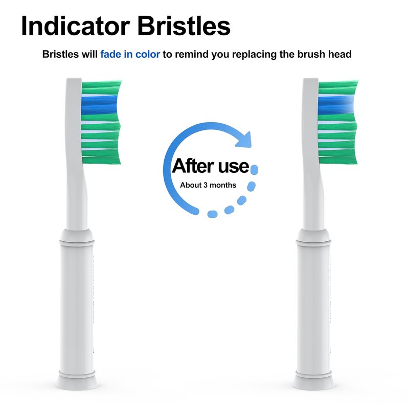 Replacement Toothbrush Heads for Oral B Electric Toothbrush Precision Clean Brush Heads Refill Compatible with Oral B Braun Pro Smart Genius Toothbrushes