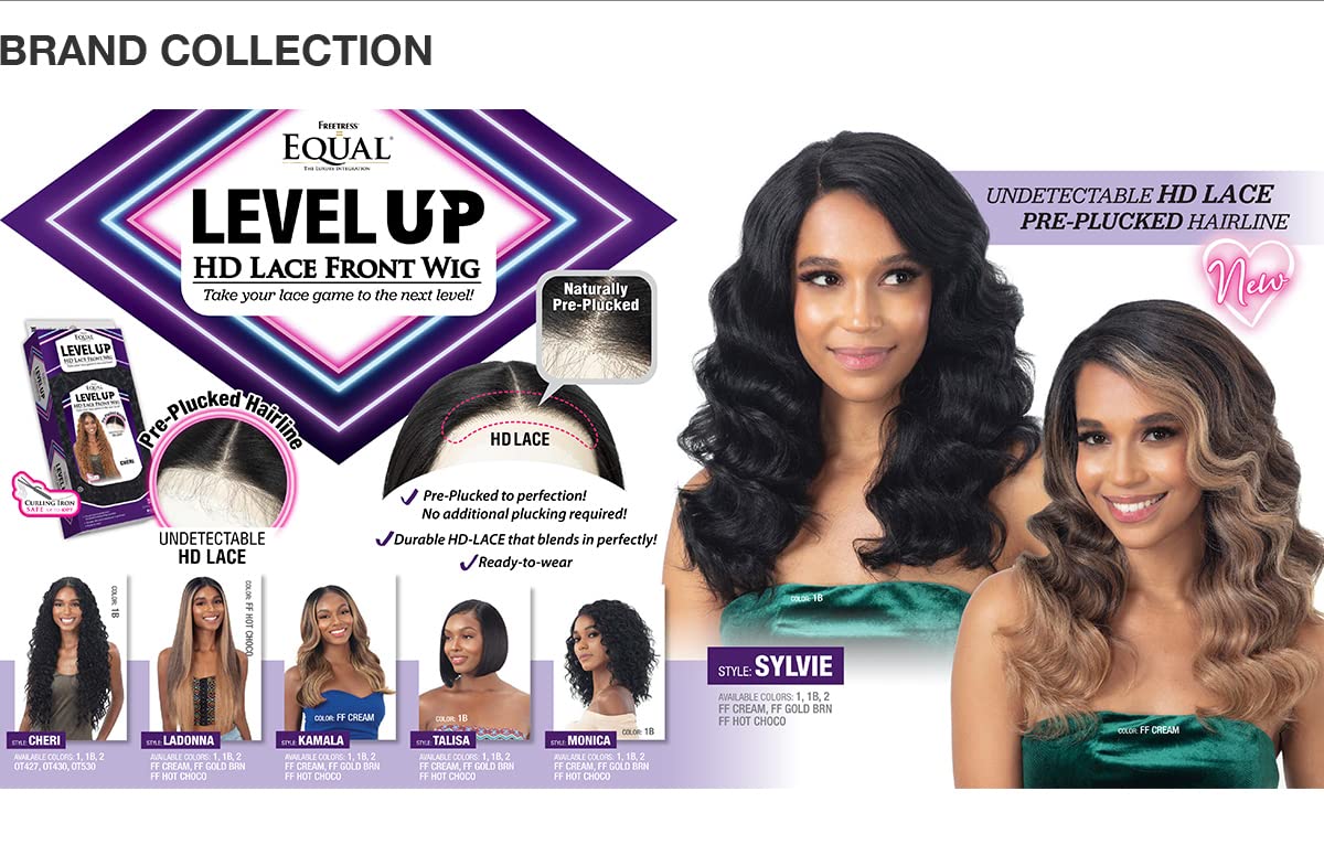 HD Lace Front Wig - Level Up KAMALA in 1B Off Black | Natural Look & Comfort