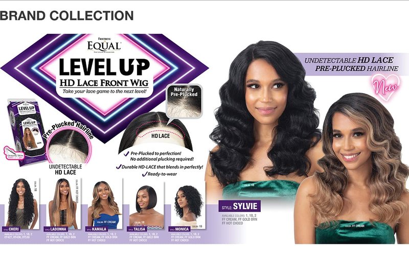HD Lace Front Wig - Level Up KAMALA in 1B Off Black | Natural Look & Comfort