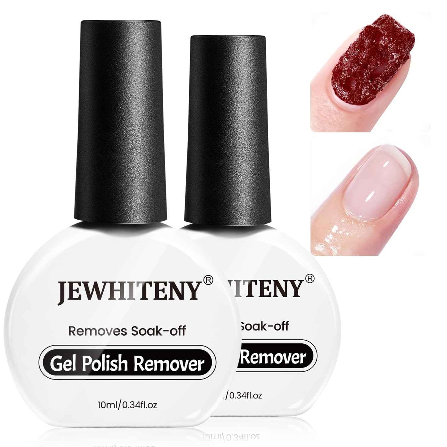 27-Color Gel Nail Polish Kit with UV LED Lamp & 10ML Nail Remover – JEWHITENY