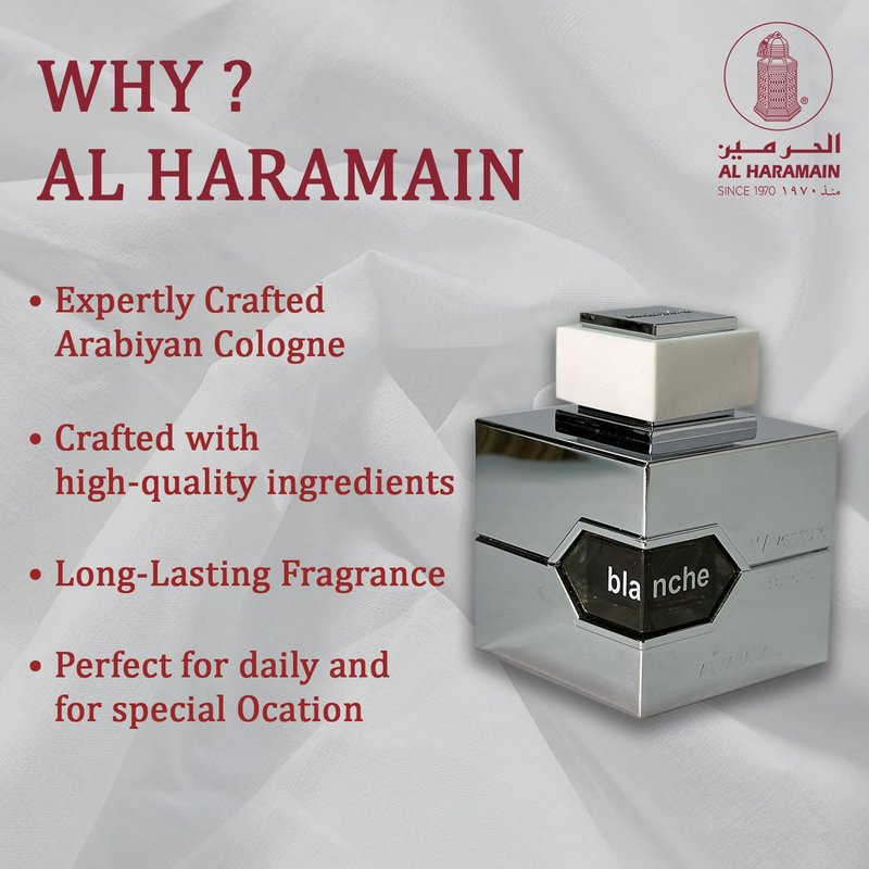 Al Haramain L'aventure Blanche Eau De Parfum Spray Unisex 3.3 Ounce