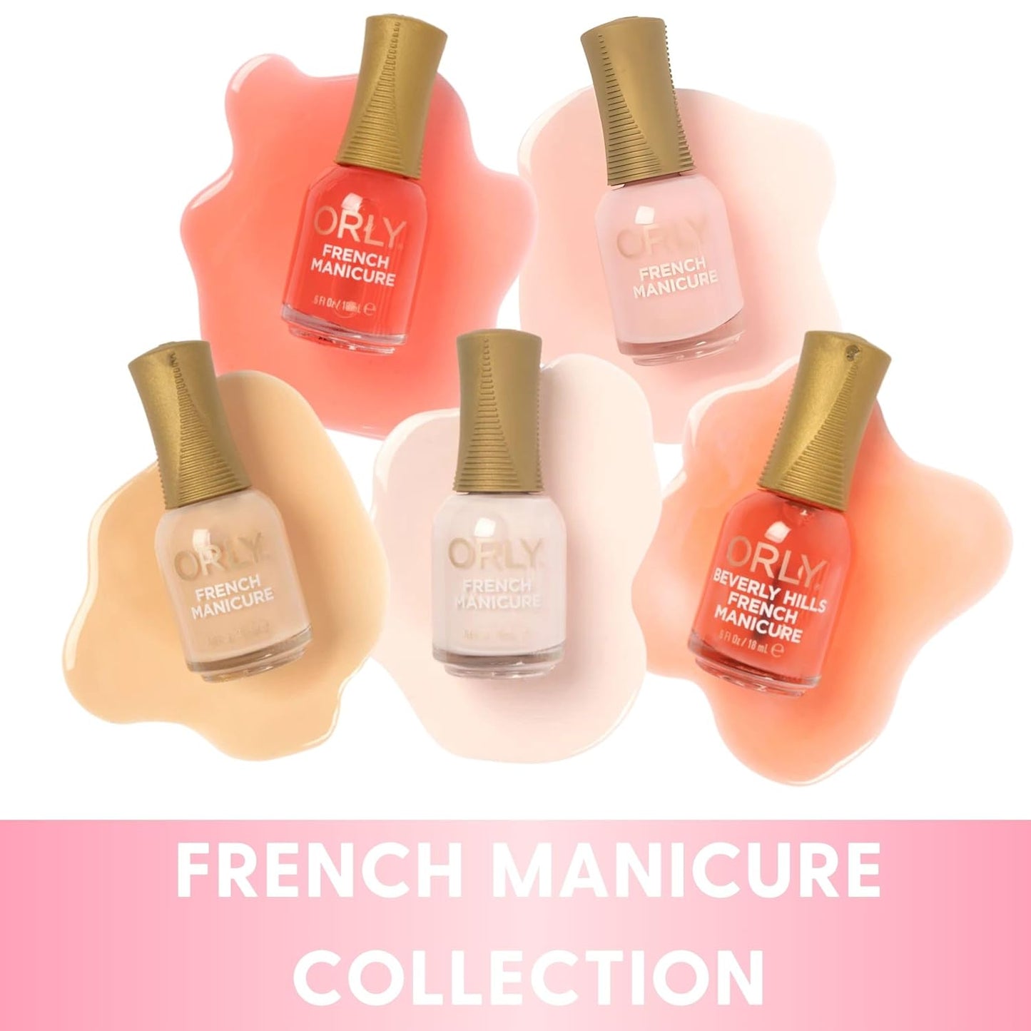 Orly French Manicure Sheer Nude Nail Lacquer - 0.6 oz (Pack of 2)