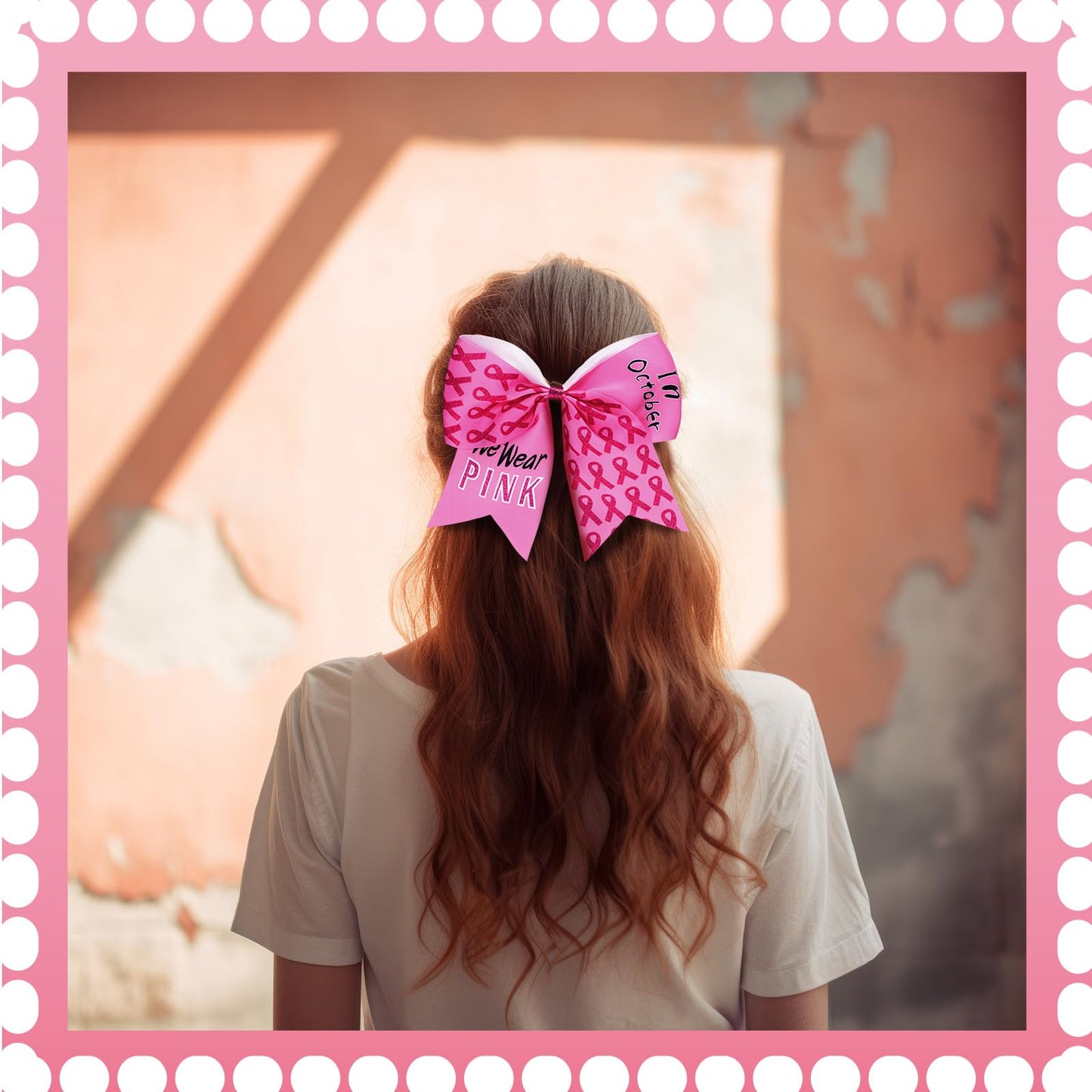 Suncalla 48 Pcs 7'' American Flag Cheer Hair Bows Patriotic Red White Blue Hair Bow 4th of July Scrunchie with Elastic Ponytail Holder 250th Anniversary Accessory for Women (Cute,Pink)