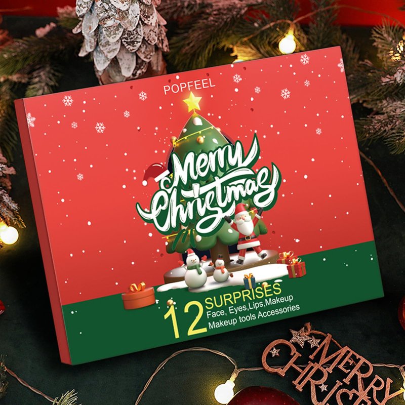 Melearch Makeup Set Box, Advent Surprise Assortment Gift with Professional Makeup Products, Cosmetics Set Party Favors for Women Teenager Girls, Vegan & Cruelty-Free