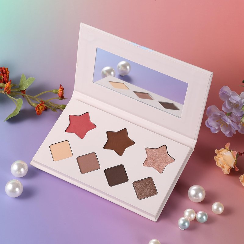 VIOLA HOUSE All In One Face Palette,Velvety-Smooth Buildable & Blendable Formulas,Bronzer,Eye shadow,Highlight 8.5g (Dark)