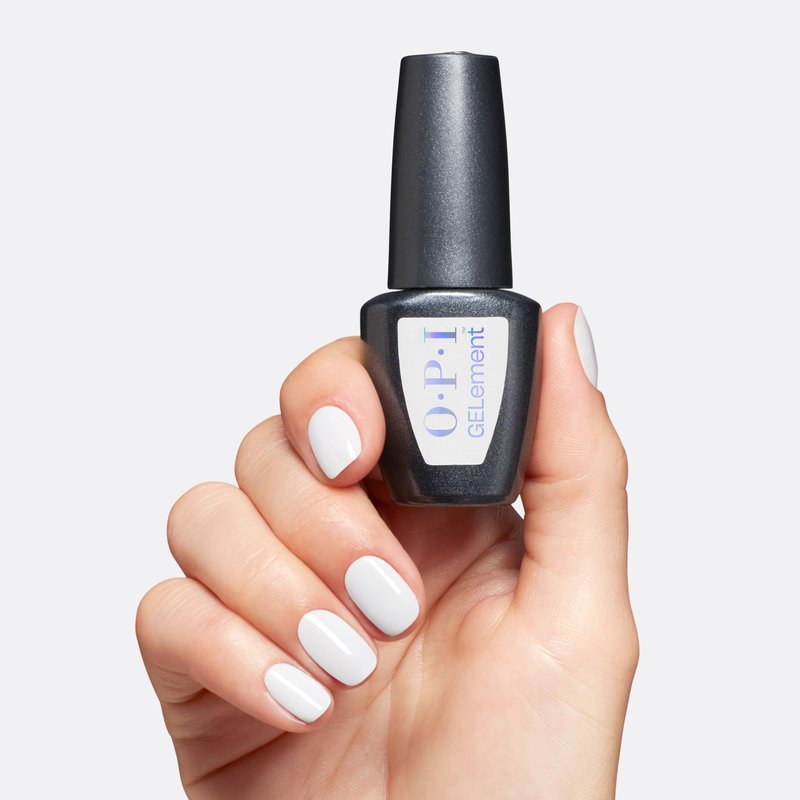 OPI GELement BRB, Doing My Nails | Opaque Bold Cool Gray Crème LED Cure Gel Nail Polish | DIY Salon Quality Gel Manicure | Vegan Formula, Durable Wear with High Shine Finish | 0.3 Fl Oz.
