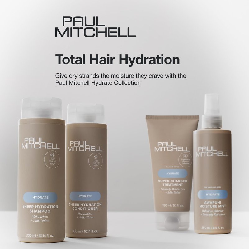 Paul Mitchell Instant Moisture Shampoo, Moistures + Adds Shine, For Dry Hair, 16.9 fl. oz