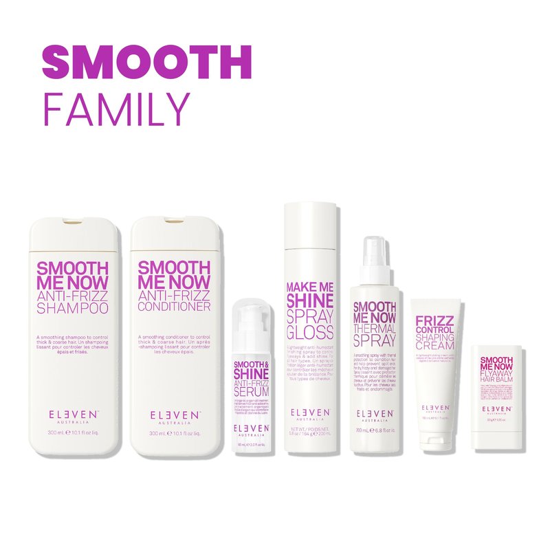 ELEVEN AUSTRALIA Smooth Me Now Anti Frizz Conditioner for Women & Men - Conditioner for Frizzy & Coarse Hair, Smoothing & Hydrating, Avocado Oil & Cucumber Extract for Dry & Damaged Hair - 10.1 fl oz