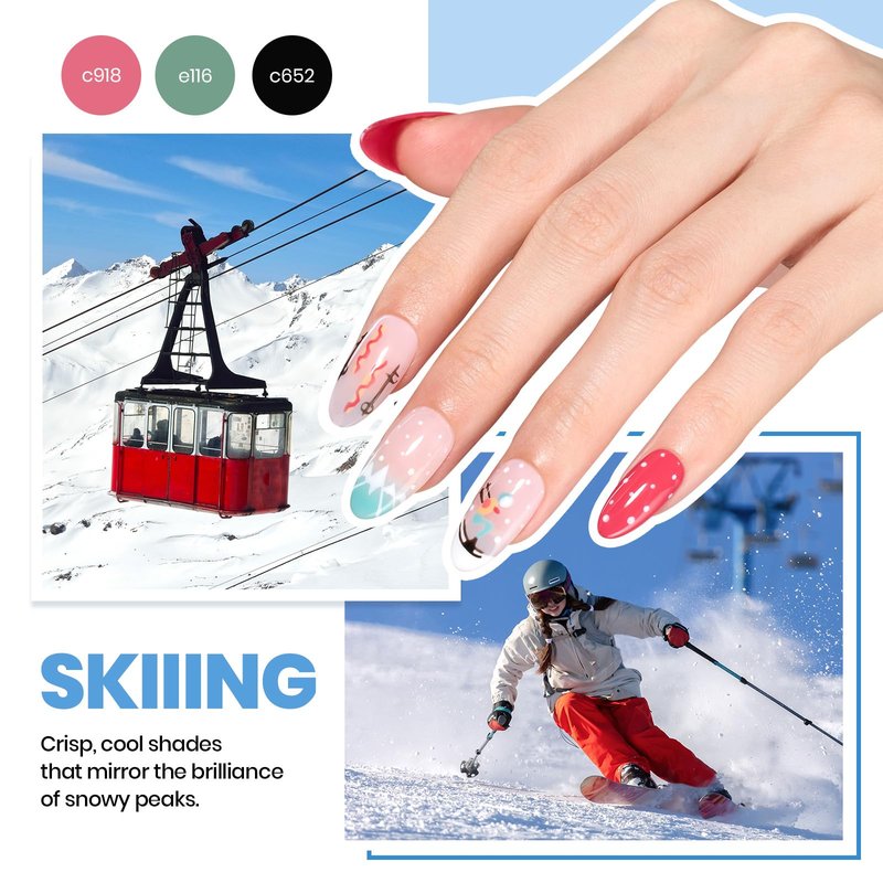 Beetles Gel Nail Polish Kit with Uv Light - 37Pcs 25 Colors Pink Red Blue Purple Green Gel Polish Starter Kit Energetic Moves for Beginners with Everything Nails Manicure Tools Gifts for Women Girls