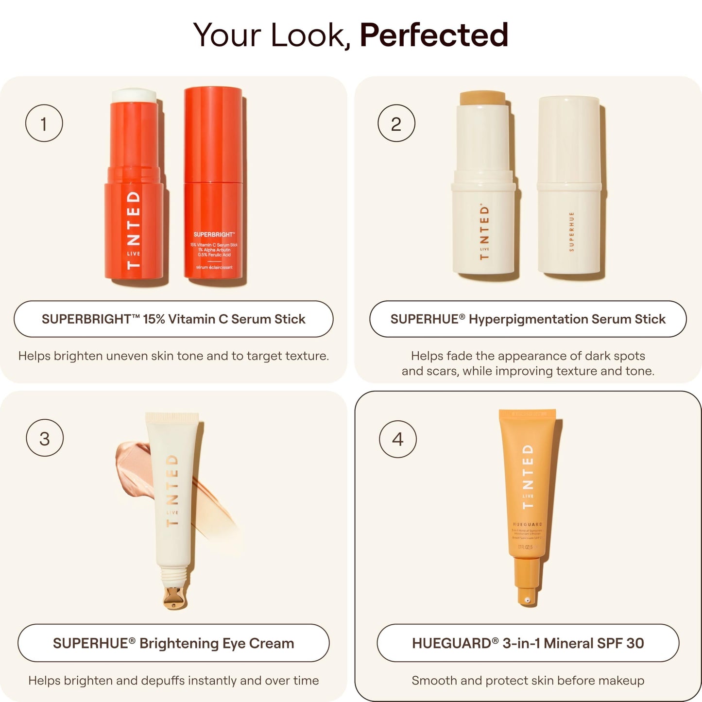 Live Tinted Hueguard® 3-in-1 Mineral Sunscreen, Moisturizer, & Primer for Face and Body - Hydrate and Protect the Skin Year Round - SPF 30, 1.7 Fl Oz